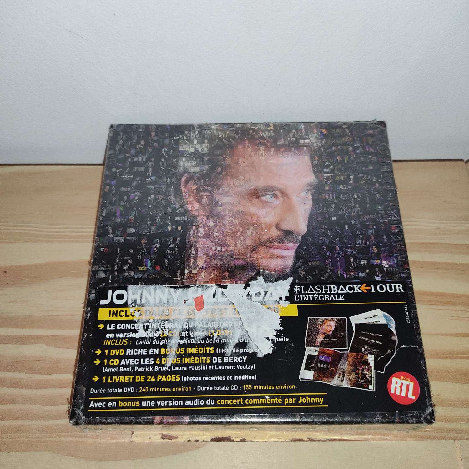 Johnny Hallyday : Flashback Tour - L'intégrale - 3CDs + 2 DVDs + LIVRET ...