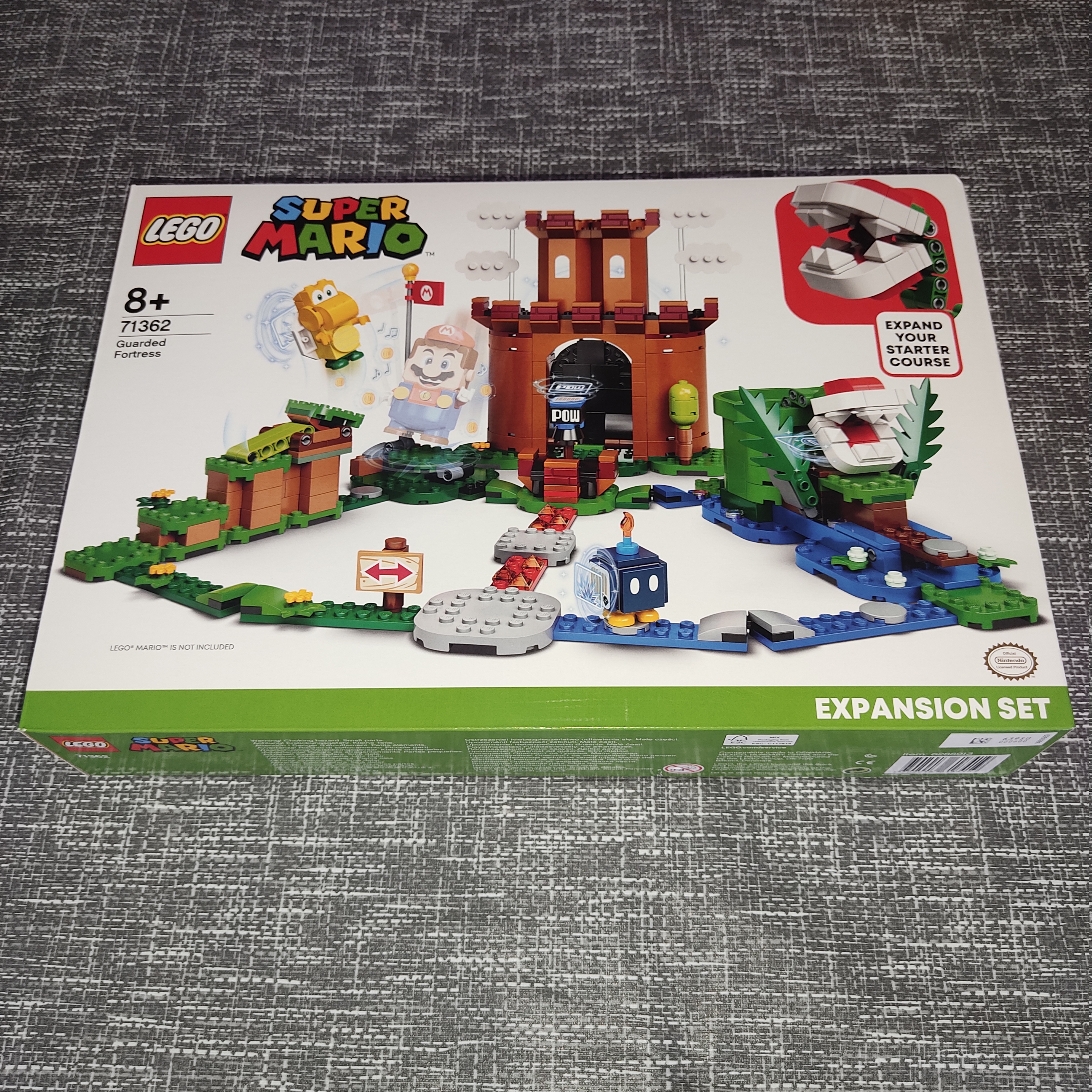 LEGO Super Mario 71362 Kit d'extension - La forteresse de la Plante Piranha -...
