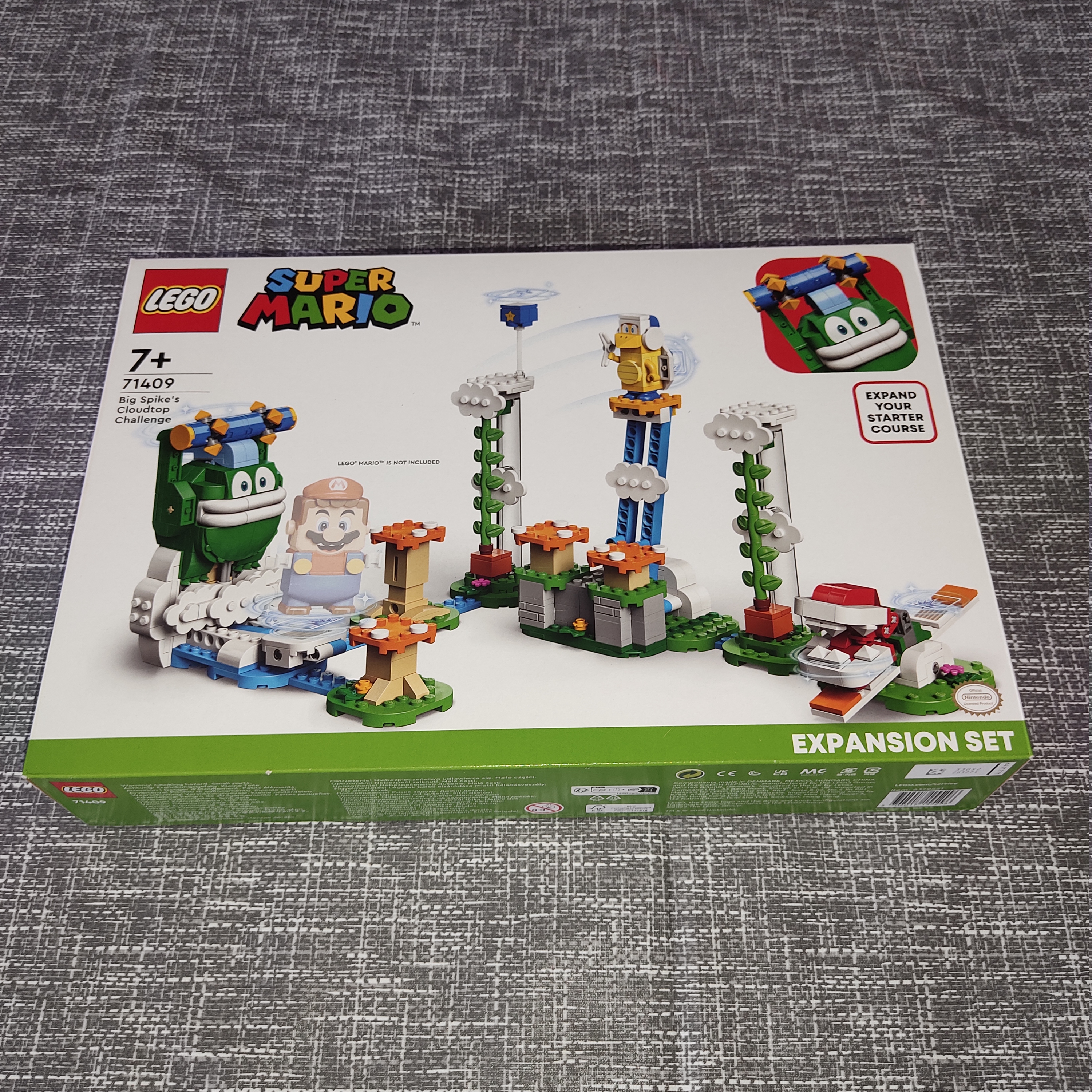 LEGO Super Mario 71409 Kit d'extension - Le défi du Maxi-Spike sur un nuage -...