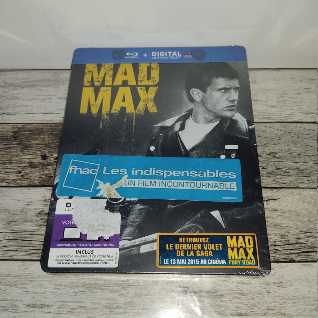 Mad Max STEELBOOK [Blu-ray] - RARE - NEUF